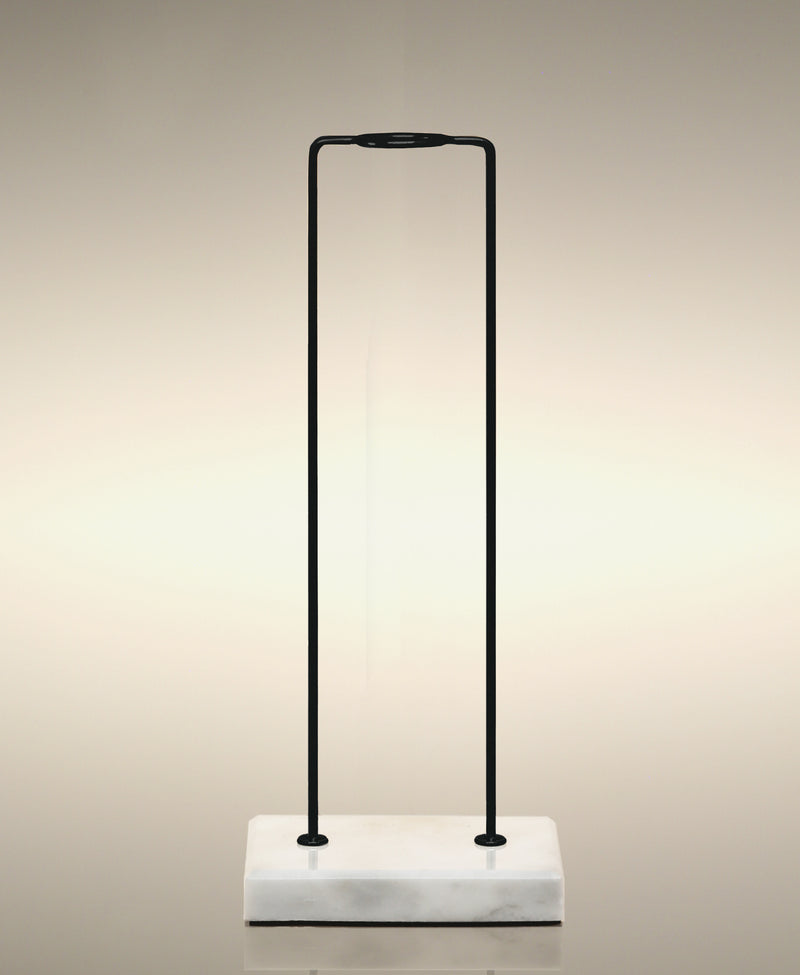 The Single Cylinder Soak Stand — Black With White Marble