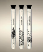 Intrinsic, Intoxicated and Spirit Guide Foaming Bath Soak glass cylinders.