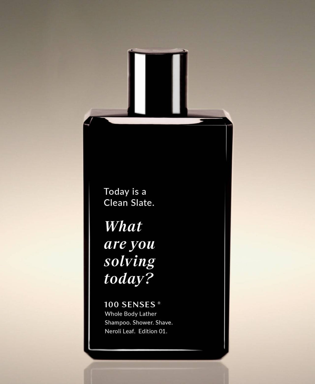 Clean Slate Body Lather in Neroli Leaf, shown from the front.